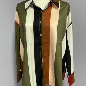 Women’s Size XL Long-Sleeve Button Down Shirt